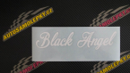 Samolepka Black Angel nápis