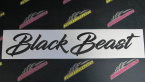 Samolepka Black Beast nápis
