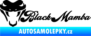 Samolepka Black mamba nápis černá