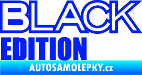 Samolepka Black edition modrá dynamic