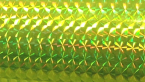 Samolepka Fantasy 1/4 mosaic fluorescent yellow  PRIME, žlutá folie s holografickým efektem