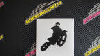 Samolepka Motorka 004 pravá motokros