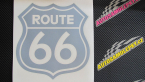 Samolepka Route 66 - jedna barva