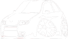 Škoda Fabia RS 002 karikatura levá
