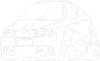 Škoda Octavia RS karikatura levá