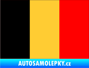 Samolepka Vlajka Belgie