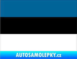 Samolepka Vlajka Estonsko