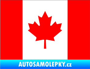 Samolepka Vlajka Kanada