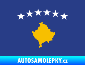 Samolepka Vlajka Kosovo