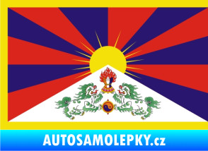 Samolepka Vlajka Tibet