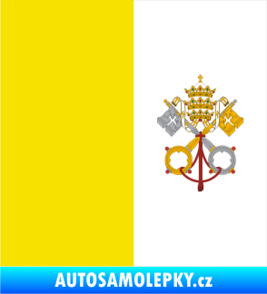 Samolepka Vlajka Vatican