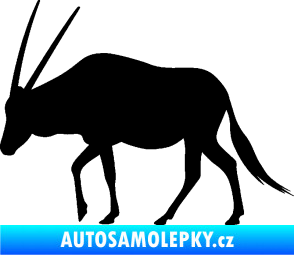 Samolepka Antilopa 001 levá černá