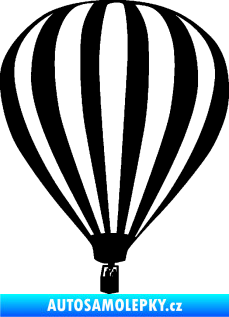 Samolepka Horkovzdušný balón 001  černá