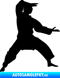 Samolepka Karate 006 pravá černá