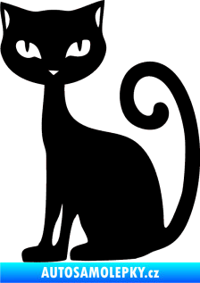 Samolepka Kočka 009 levá černá