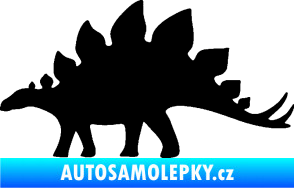 Samolepka Stegosaurus 001 levá černá