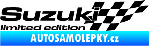 Samolepka Suzuki limited edition pravá černá