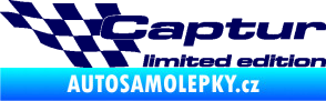 Samolepka Captur limited edition levá tmavě modrá