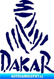 Samolepka Dakar 001 tmavě modrá