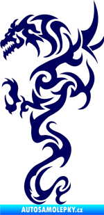 Samolepka Dragon 019 levá tmavě modrá