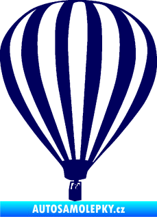 Samolepka Horkovzdušný balón 001  tmavě modrá