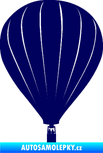 Samolepka Horkovzdušný balón 002 tmavě modrá