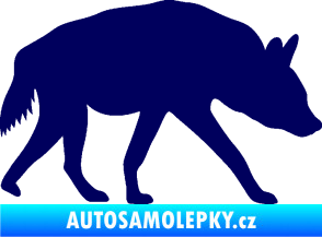 Samolepka Hyena 001 pravá tmavě modrá