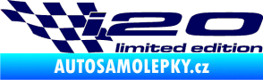 Samolepka i20 limited edition levá tmavě modrá