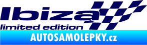 Samolepka Ibiza limited edition pravá tmavě modrá