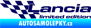 Samolepka Lancia limited edition levá tmavě modrá