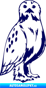 Samolepka Predators 061 pravá sova tmavě modrá