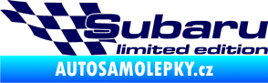 Samolepka Subaru limited edition levá tmavě modrá