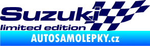 Samolepka Suzuki limited edition pravá tmavě modrá