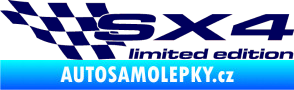 Samolepka SX4 limited edition levá tmavě modrá