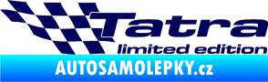Samolepka Tatra limited edition levá tmavě modrá