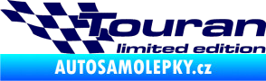 Samolepka Touran limited edition levá tmavě modrá