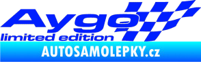 Samolepka Aygo limited edition pravá modrá dynamic