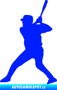 Samolepka Baseball 003 levá modrá dynamic