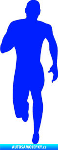 Samolepka Běžec 005 levá modrá dynamic