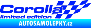 Samolepka Corolla limited edition pravá modrá dynamic