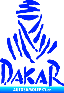Samolepka Dakar 001 modrá dynamic