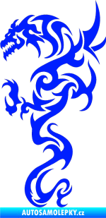 Samolepka Dragon 019 levá modrá dynamic