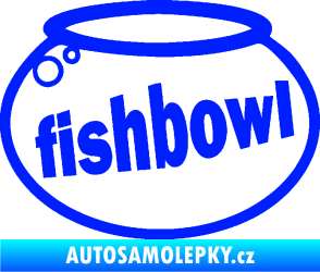 Samolepka Fishbowl akvárium modrá dynamic