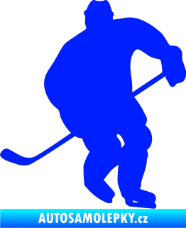 Samolepka Hokejista 007 levá modrá dynamic
