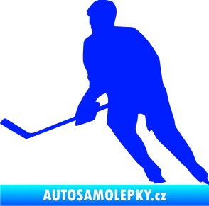 Samolepka Hokejista 013 levá modrá dynamic