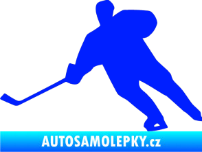Samolepka Hokejista 014 levá modrá dynamic