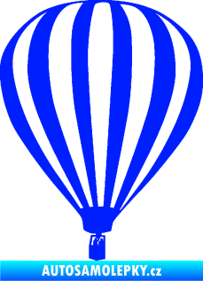 Samolepka Horkovzdušný balón 001  modrá dynamic
