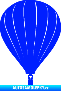 Samolepka Horkovzdušný balón 002 modrá dynamic