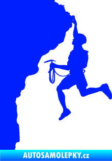 Samolepka Horolezec 003 levá modrá dynamic
