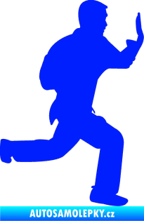 Samolepka Karate 002 pravá modrá dynamic